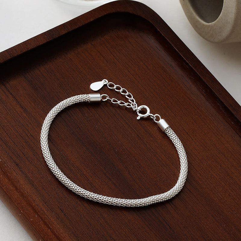 Italian plain chain bracelet