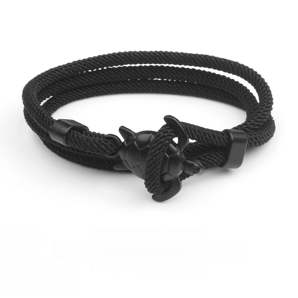 Ocean Series Anchor Turtle Bracelet