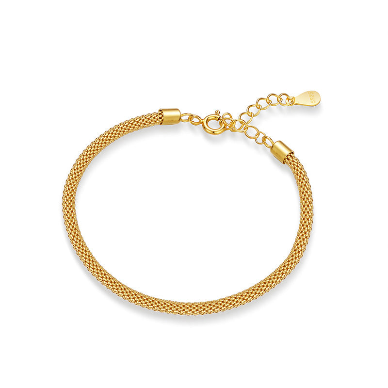 Italian plain chain bracelet