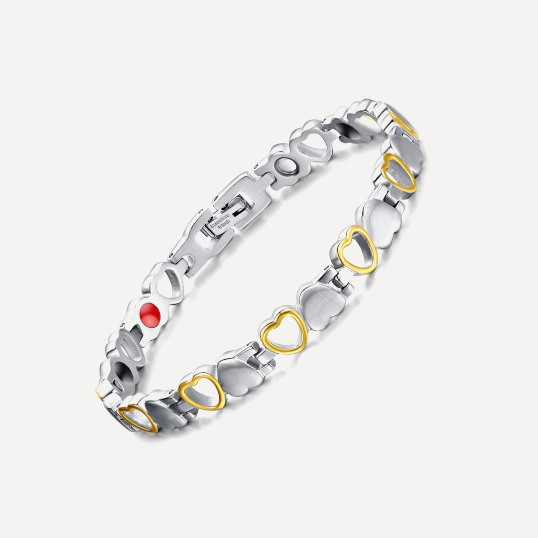 Heart-Shaped Magnetic Therapy Bracelet
