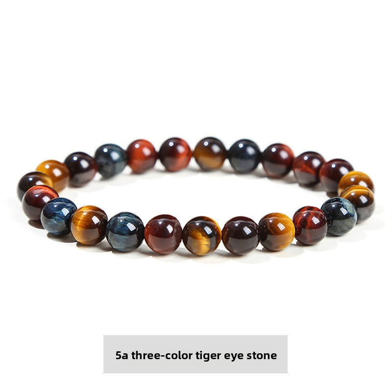 Crystal Agate Tiger's Eye Bracelet