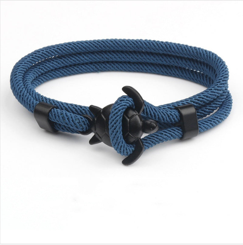 Ocean Series Anchor Turtle Bracelet