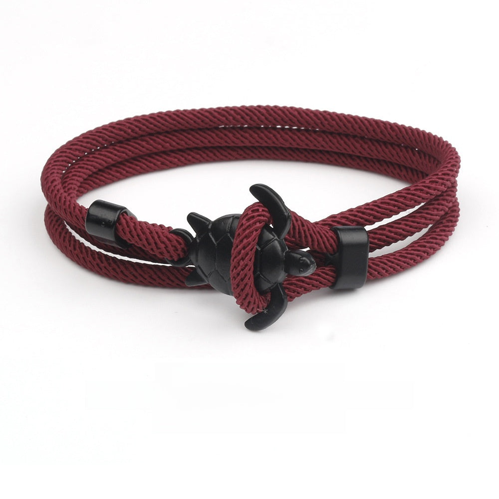 Ocean Series Anchor Turtle Bracelet