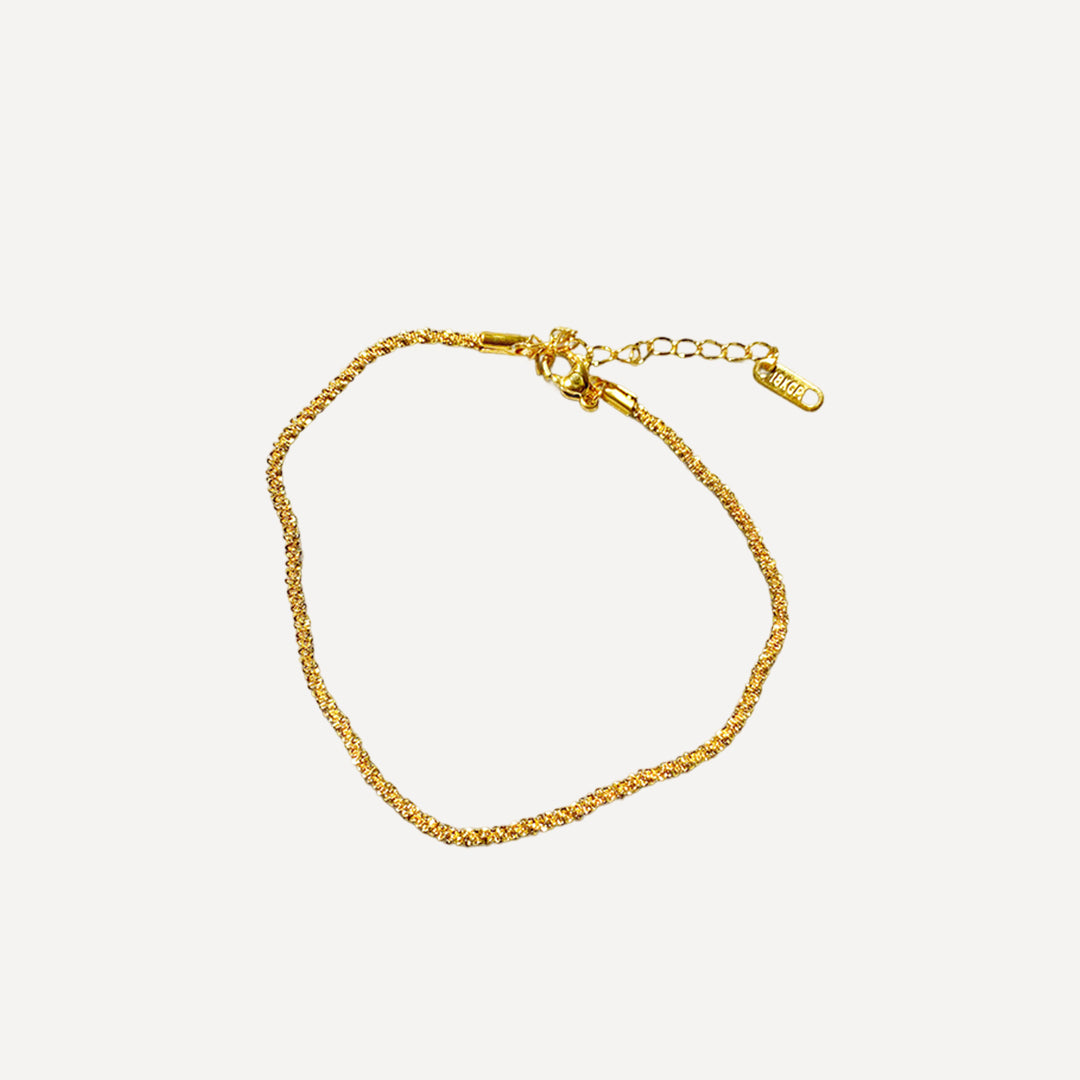 Sparkling Titanium Steel Anklet for Women