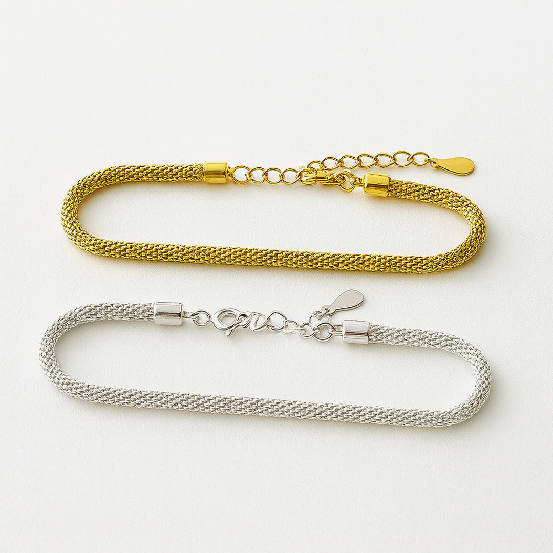 Italian plain chain bracelet