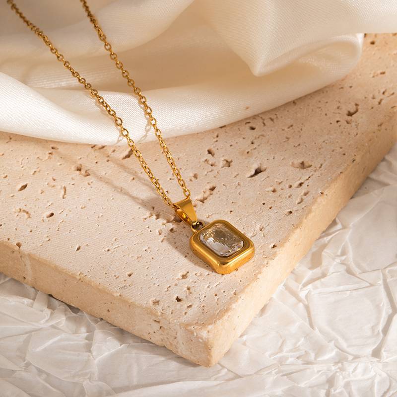 Titanium Steel Clavicle Necklace