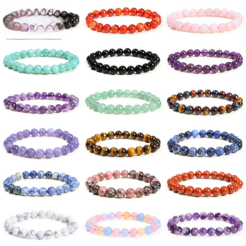 Crystal Agate Tiger's Eye Bracelet